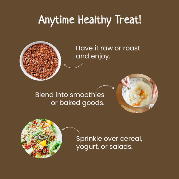 Raw flax Seeds
