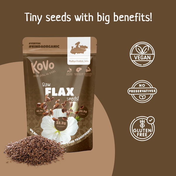 Raw flax Seeds